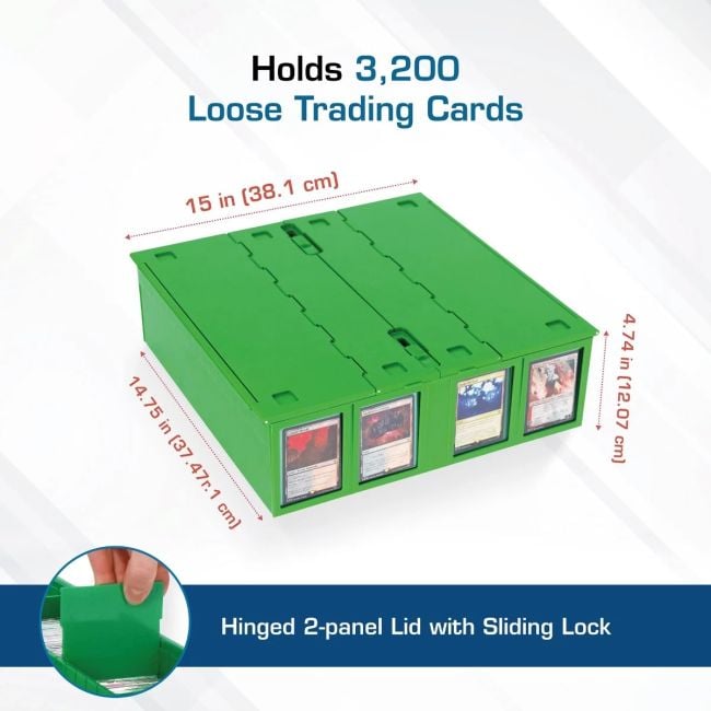 3200 CARD BIN - GREEN