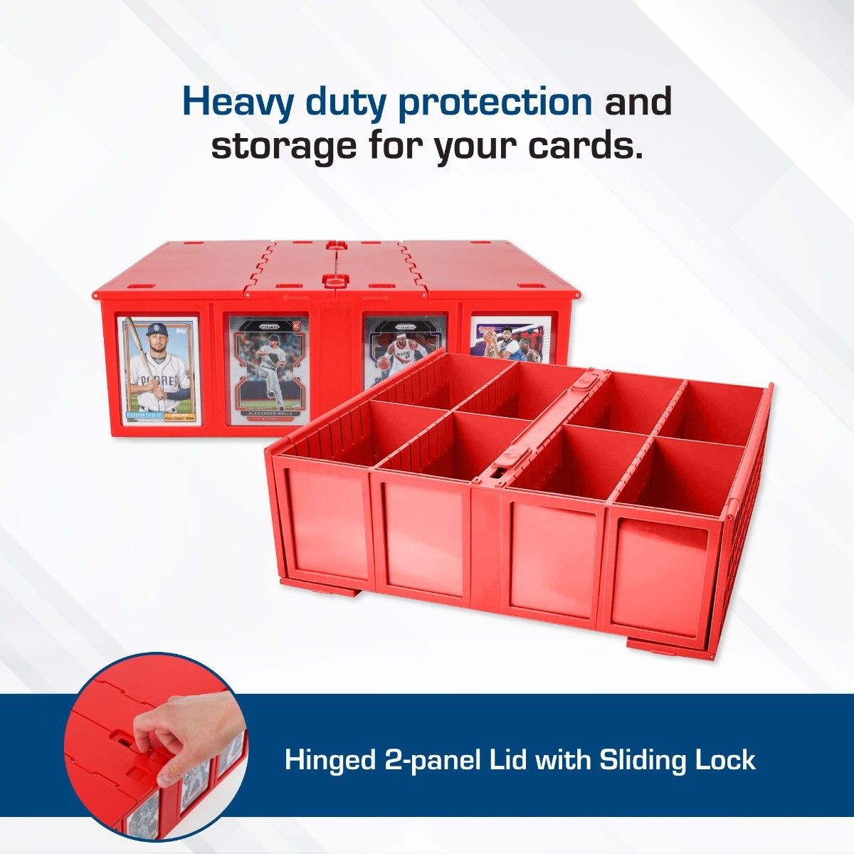 3200 CARD BIN - RED