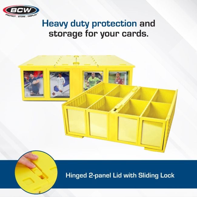 Collectible Card Bin - 3200 - Yellow