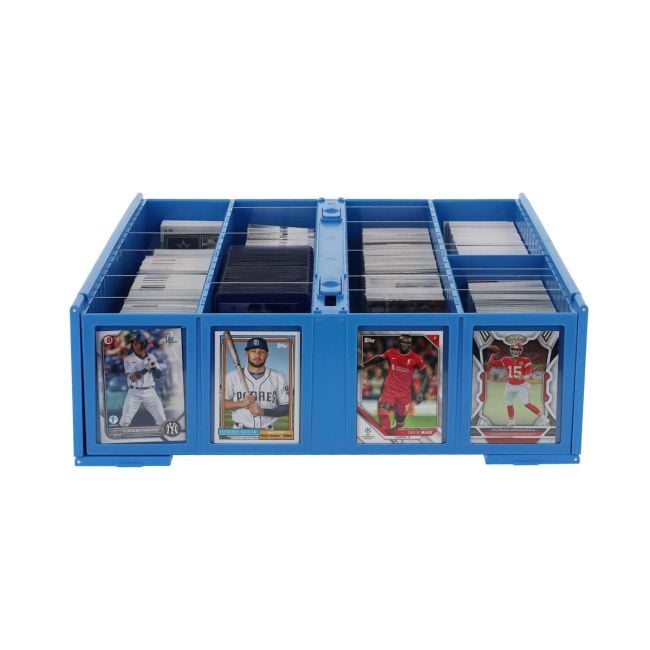 COLLECTIBLE CARD BIN PARTITIONS - CLEAR