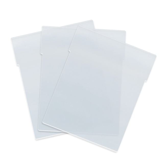 COLLECTIBLE CARD BIN PARTITIONS - CLEAR