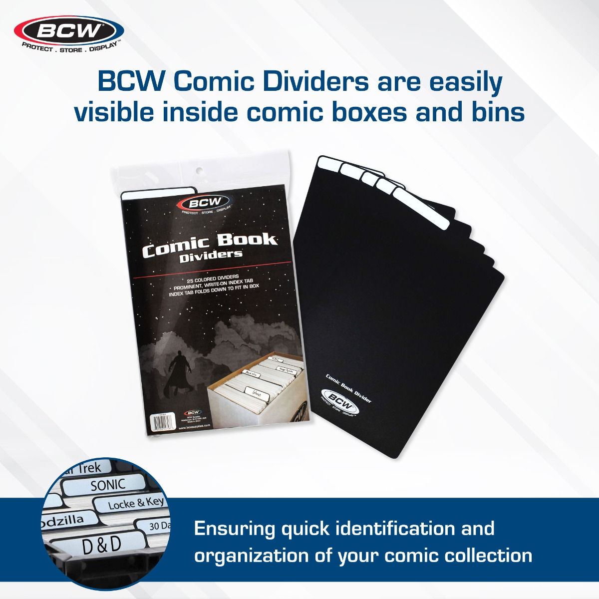 COMIC DIVIDERS - BLACK