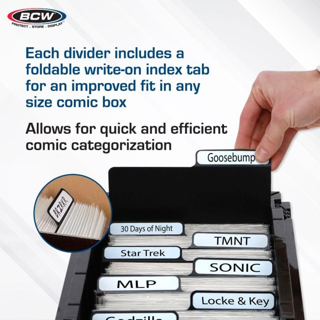 COMIC DIVIDERS - BLACK