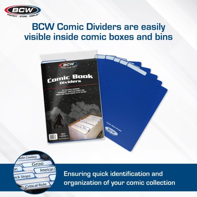 COMIC DIVIDERS - BLUE