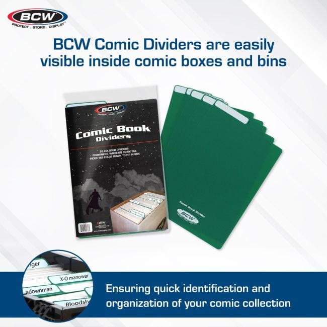 COMIC DIVIDERS - GREEN