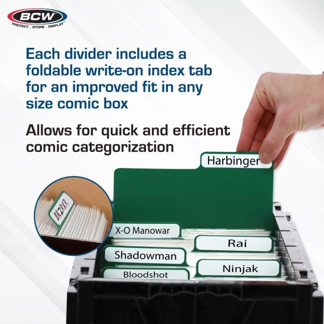 COMIC DIVIDERS - GREEN