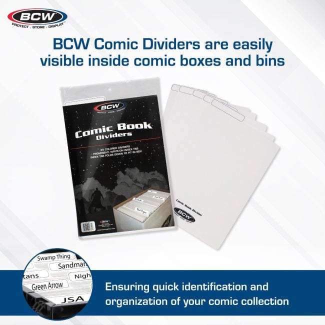 COMIC DIVIDERS - WHITE