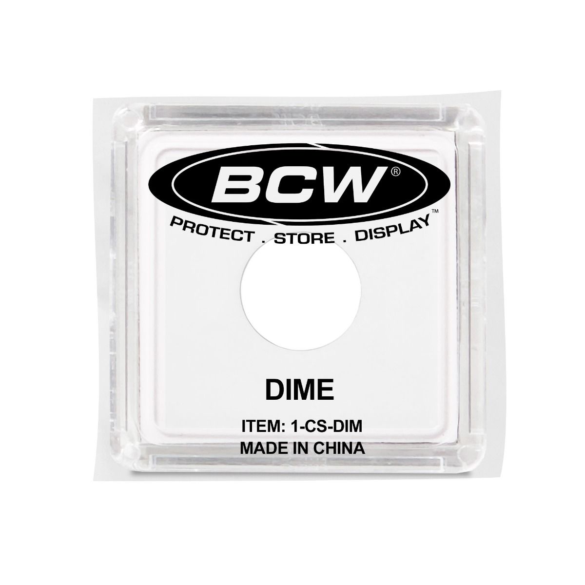 2X2 COIN SNAP - DIME - BLACK