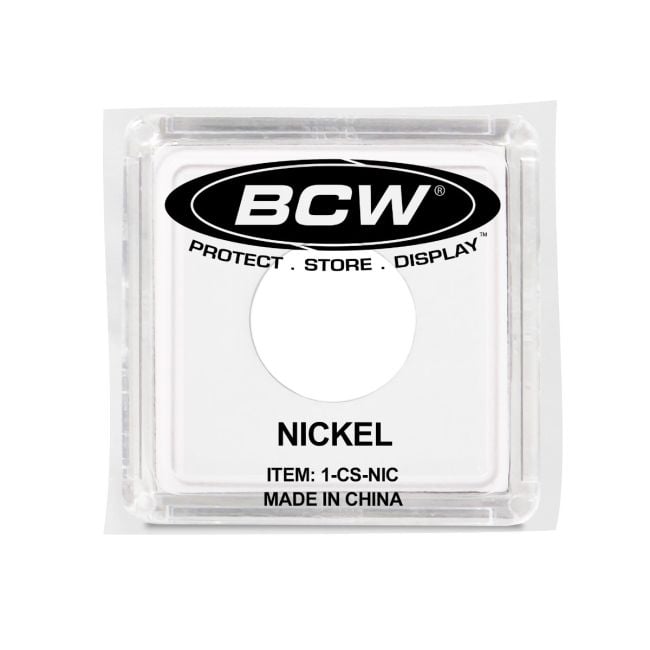 2X2 COIN SNAP - NICKEL - BLACK