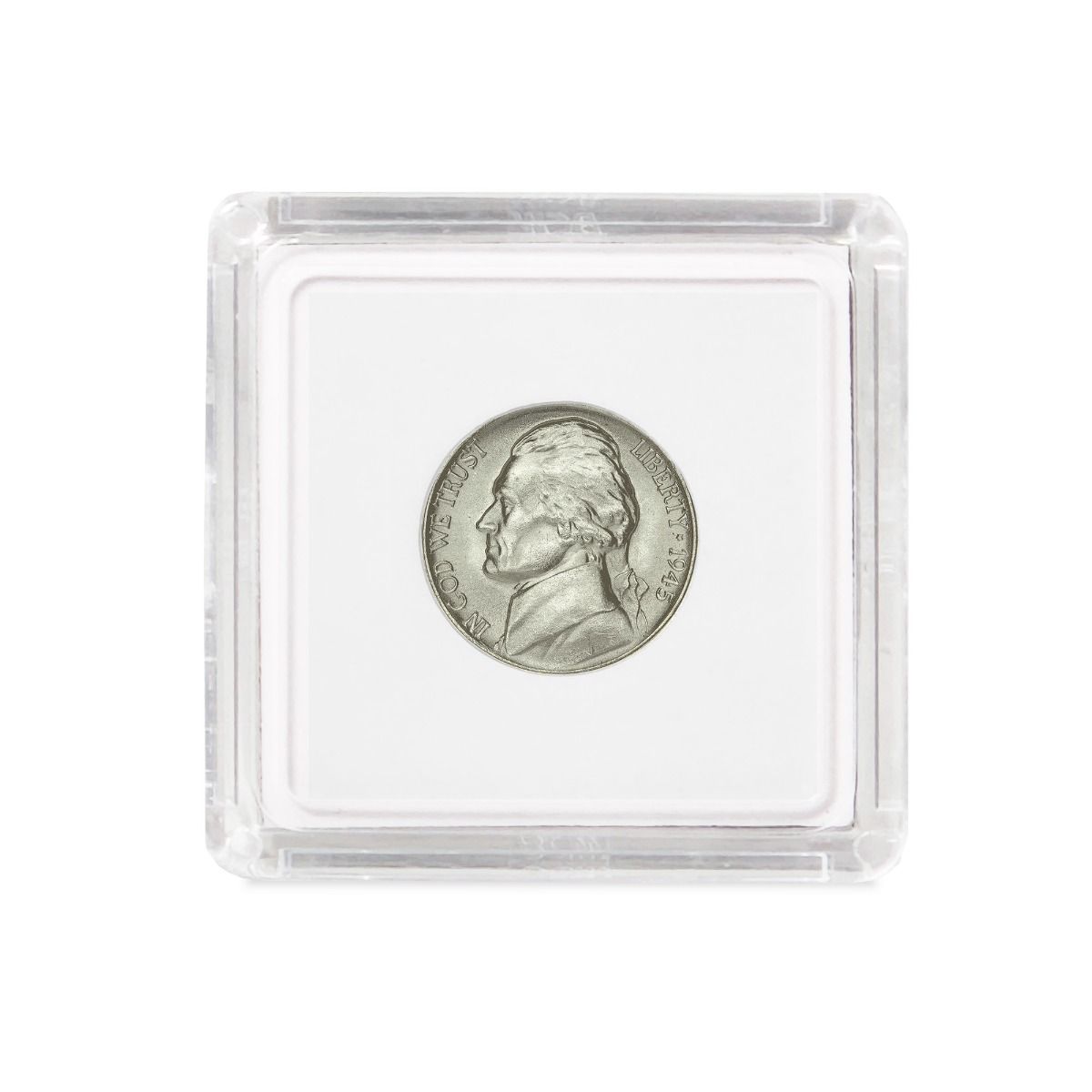 2X2 COIN SNAP - NICKEL - BLACK