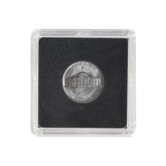 2X2 COIN SNAP - NICKEL - BLACK