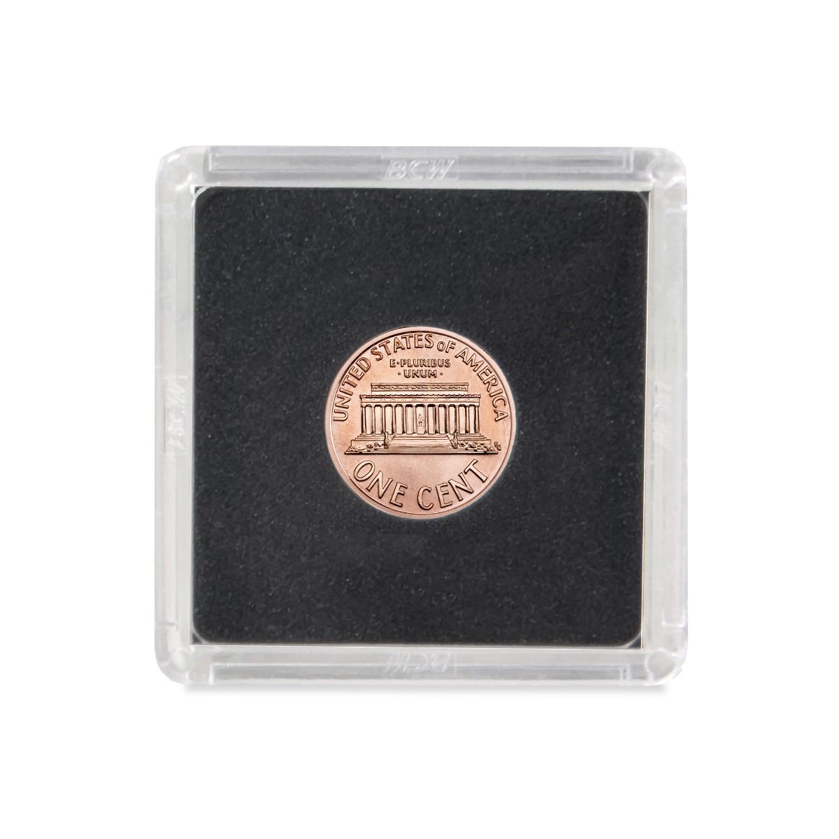 2X2 COIN SNAP - PENNY - BLACK