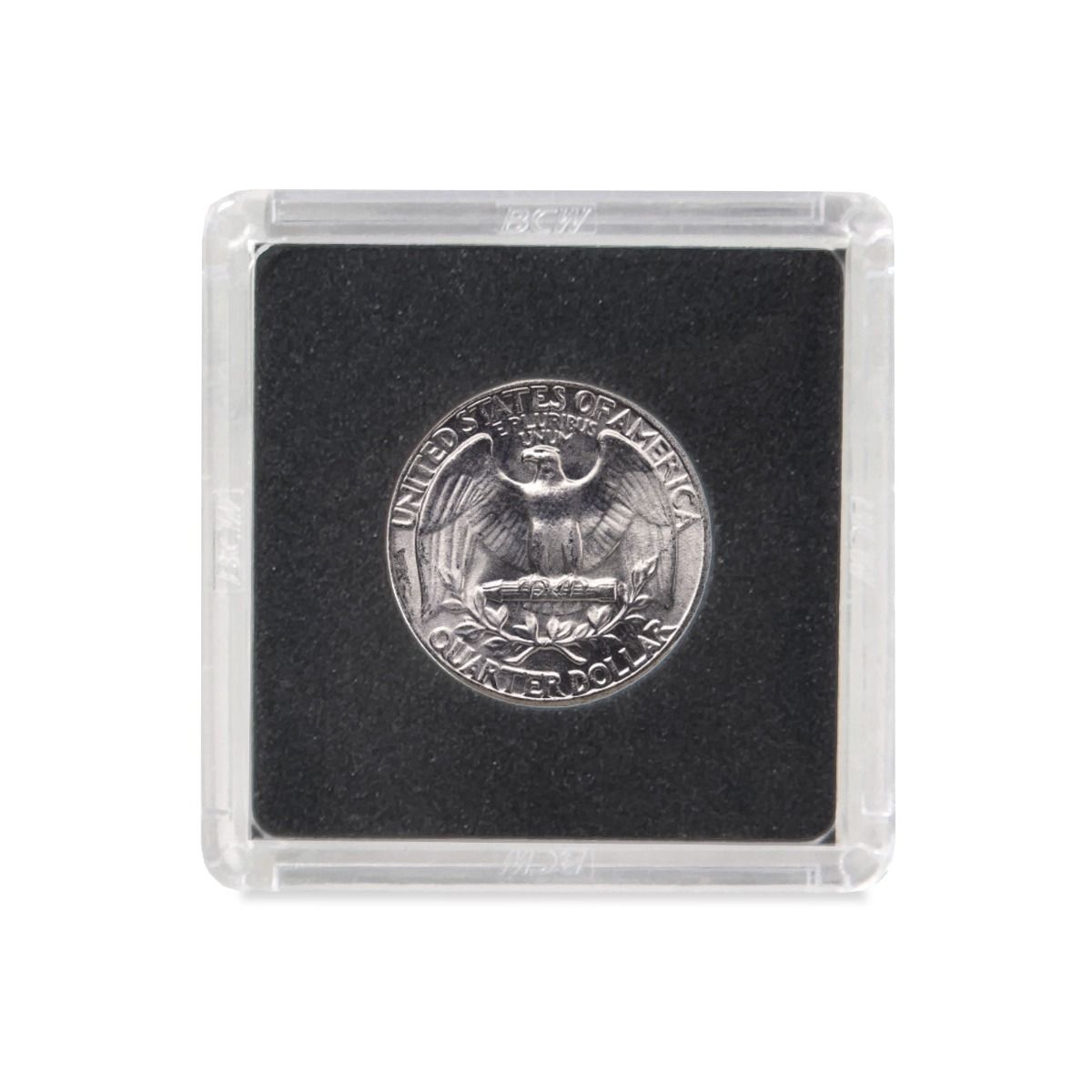 2X2 COIN SNAP - QUARTER - BLACK