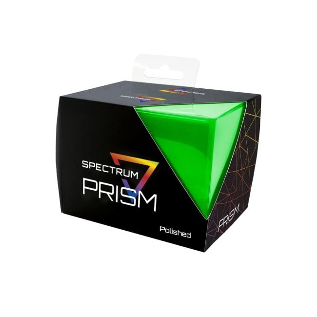 BCW - DECK CASE - PRISM - POLISHED - LIME GREEN