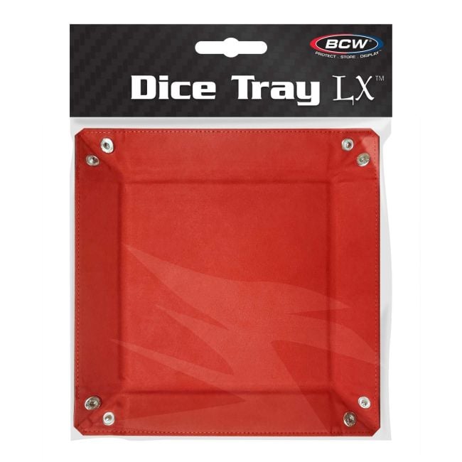 DICE TRAY - RECTANGLE -RED