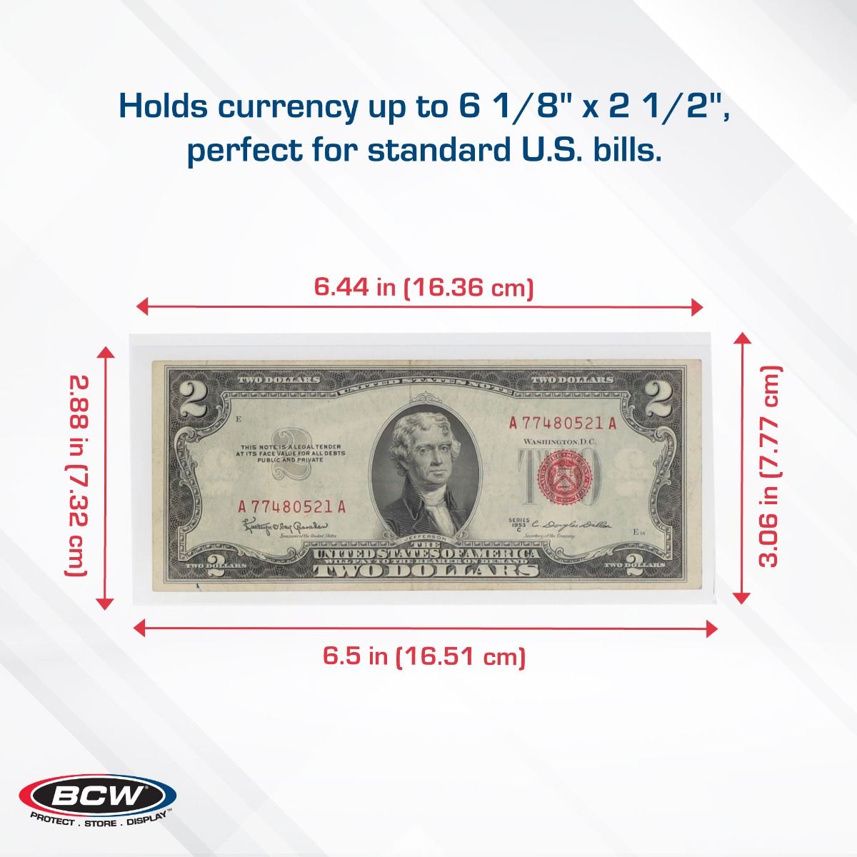 DELUXE CURRENCY HOLDER - REGULAR BILL