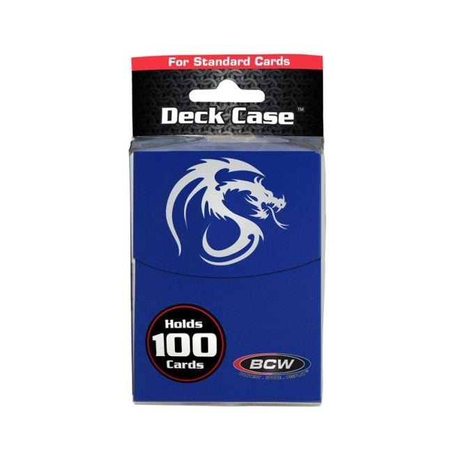 BCW - DECK CASE - LARGE - BLUE