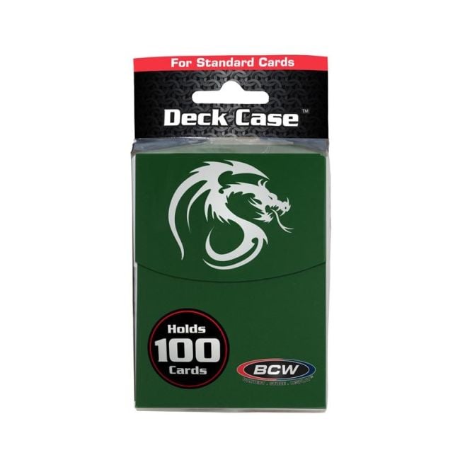 BCW - DECK CASE - LARGE - GREEN