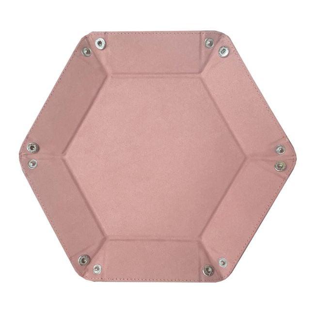 DICE TRAY - HEXAGON - PINK