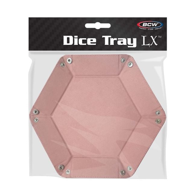 DICE TRAY - HEXAGON - PINK