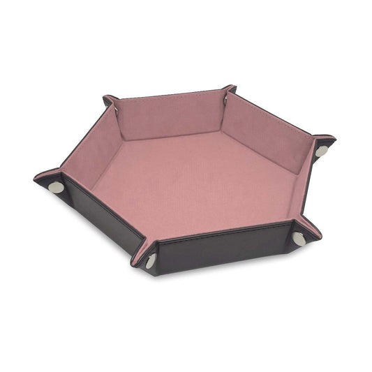 DICE TRAY - HEXAGON - PINK