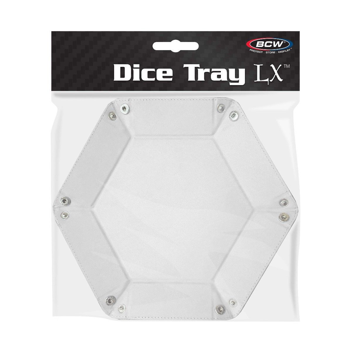 DICE TRAY - HEXAGON - WHITE