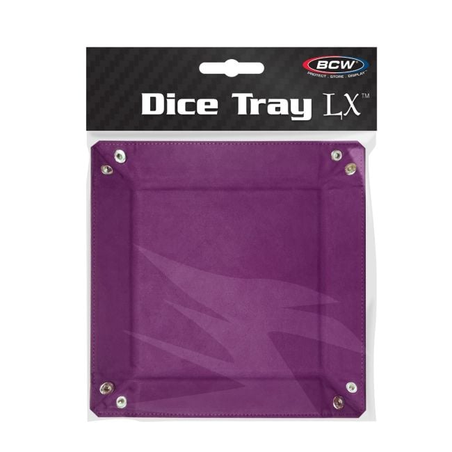 DICE TRAY - RECTANGLE - PLUM