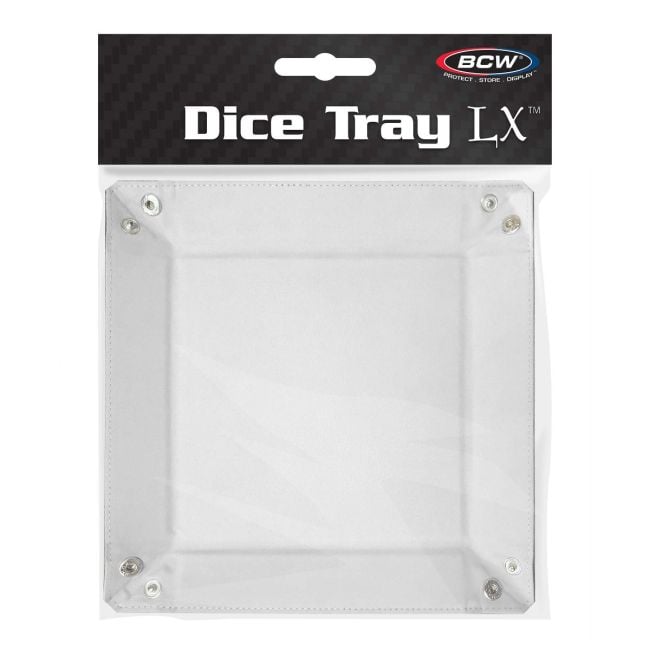 DICE TRAY - RECTANGLE - WHITE