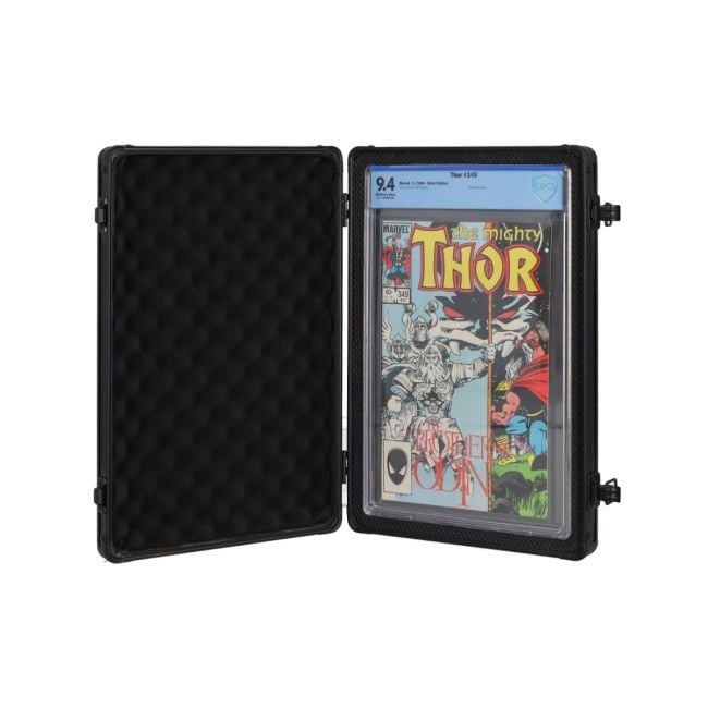 GRADED LOCK CASE - COMIC SINGLE - BLACK