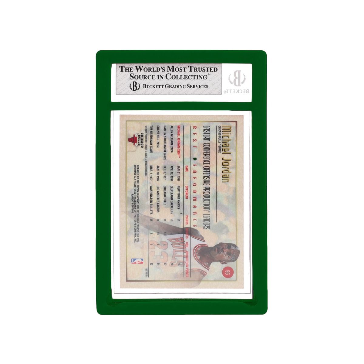 GRADED SLAB BUMPER - BGS - GREEN