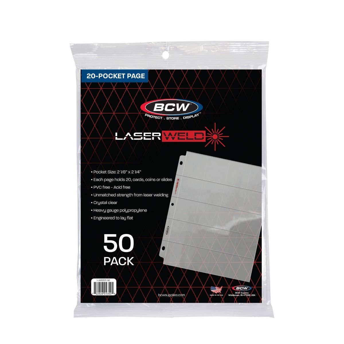 LaserWeld® 20-Pocket Page (50 CT. Pack)