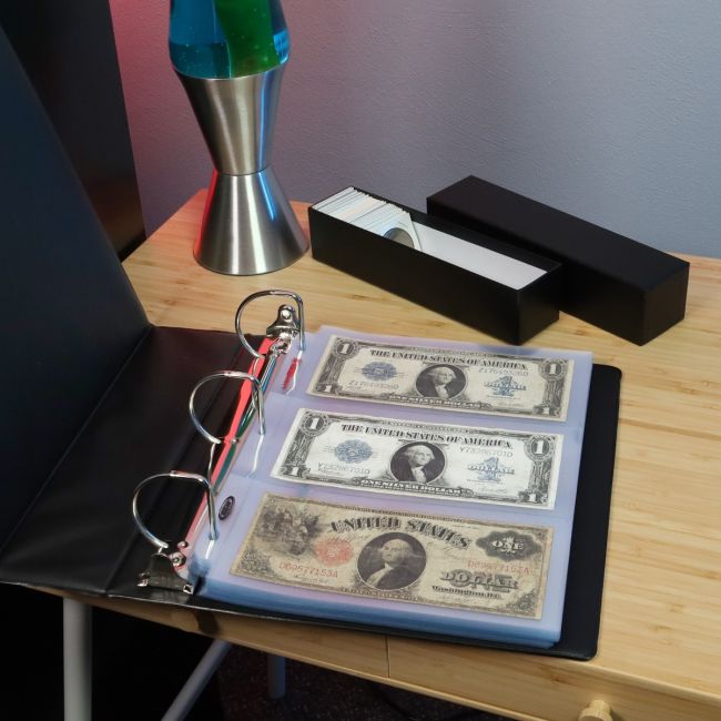 LaserWeld® 3-Pocket Currency Page (100 CT. Box)