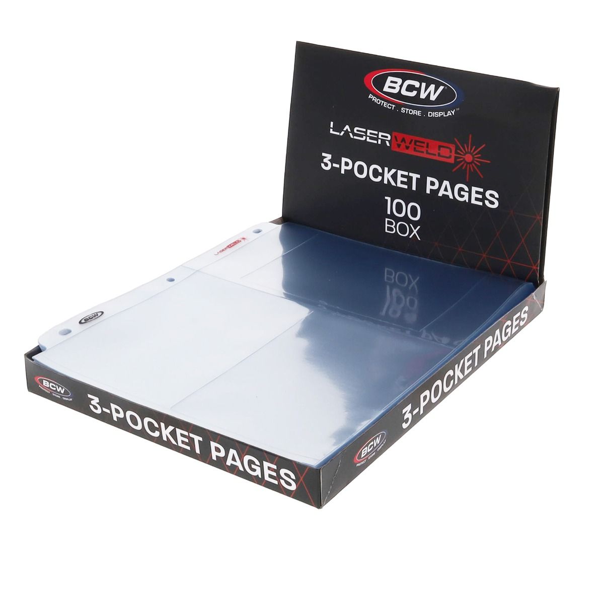 LaserWeld® 3-Pocket Photo Page (100 CT. Box)