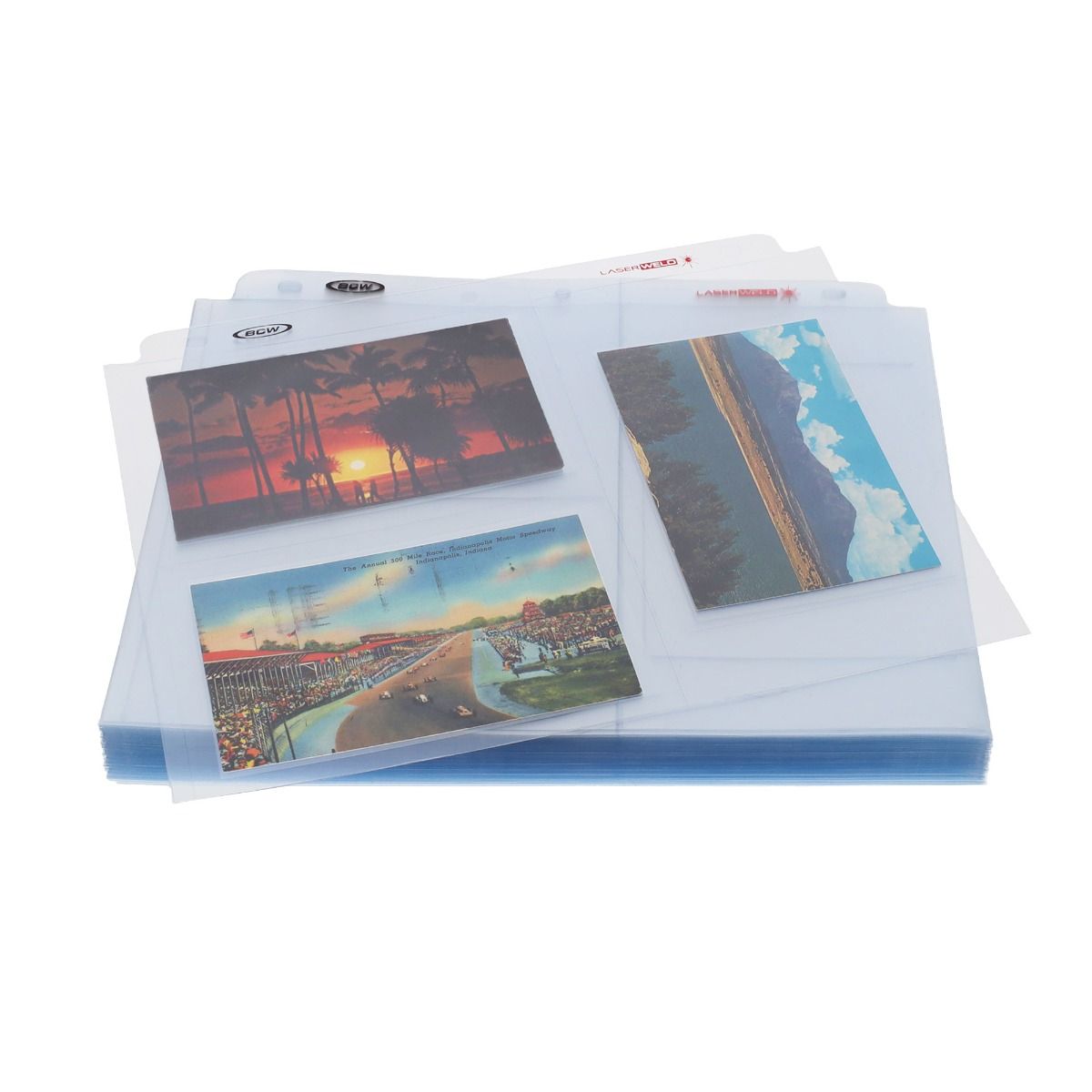 LaserWeld® 3-Pocket Photo Page (100 CT. Box)