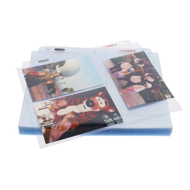 LaserWeld® 3-Pocket Photo Page (100 CT. Box)