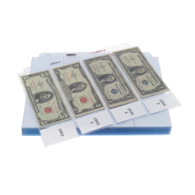 LaserWeld® 4-Pocket Currency Page (100 CT. Box)