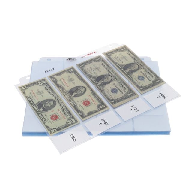 LaserWeld® 4-Pocket Currency Page (50 CT. Pack)