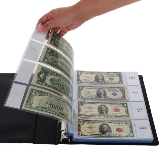 LaserWeld® 4-Pocket Currency Page (50 CT. Pack)