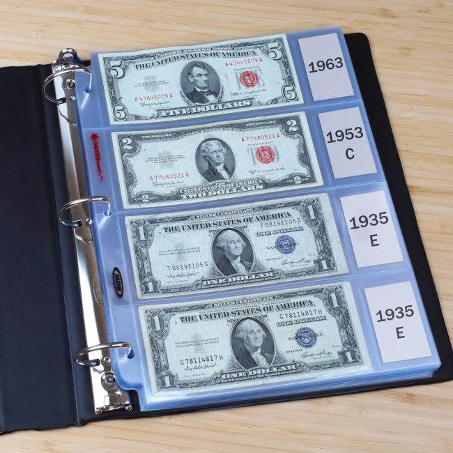 LaserWeld® 4-Pocket Currency Page (100 CT. Box)