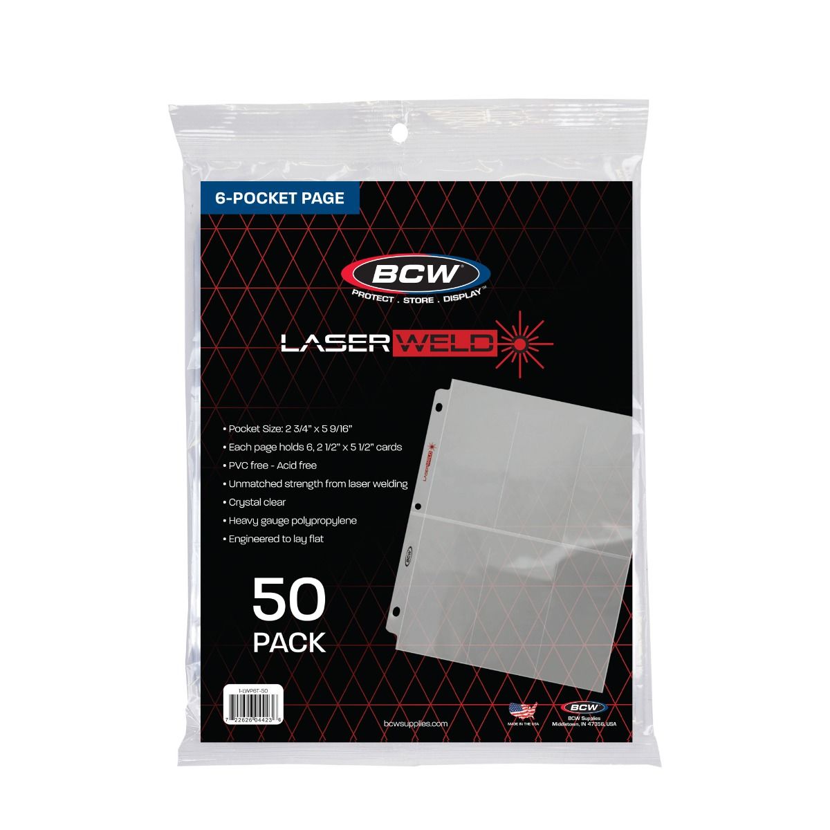 LaserWeld® 6-Pocket Page (50 CT. Pack)