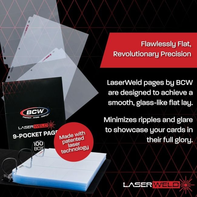 LaserWeld® 9-Pocket Page - Side Load (100 CT. Box)