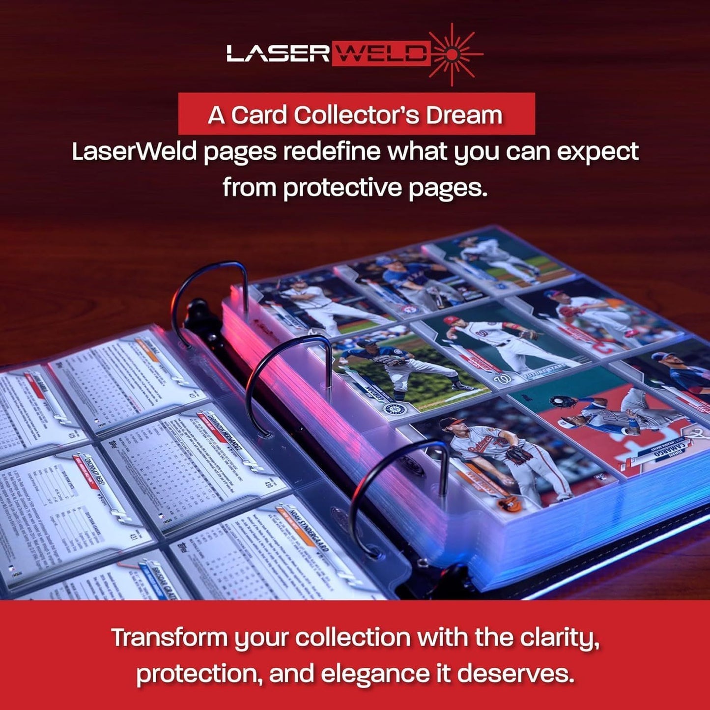 LASERWELD 9 POCKET SIDE LOADING PAGE - 50 CT PACK