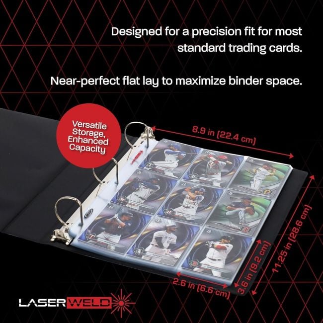 LASERWELD 9 POCKET SIDE LOADING PAGE - 50 CT PACK