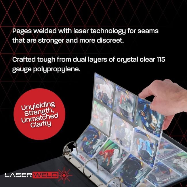 LASERWELD 9 POCKET SIDE LOADING PAGE - 50 CT PACK