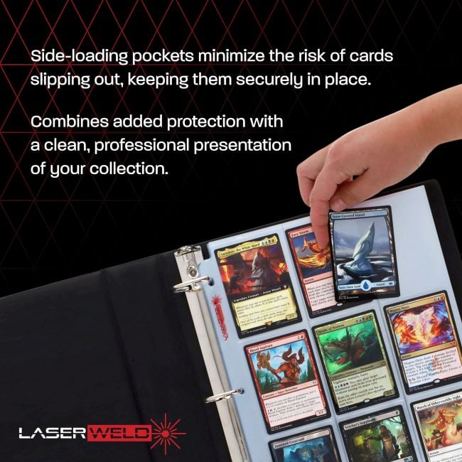 LASERWELD 9 POCKET SIDE LOADING PAGE - 50 CT PACK