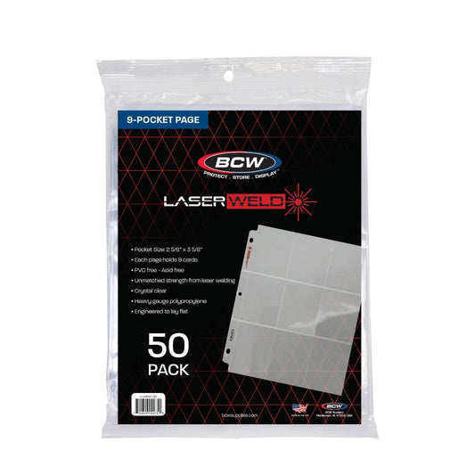 LASERWELD 9 POCKET PAGE - 50 CT PACK