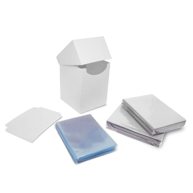 COMBO PACK - GLOSS ELITE + INNER SLEEVE + DECK BOX - WHITE