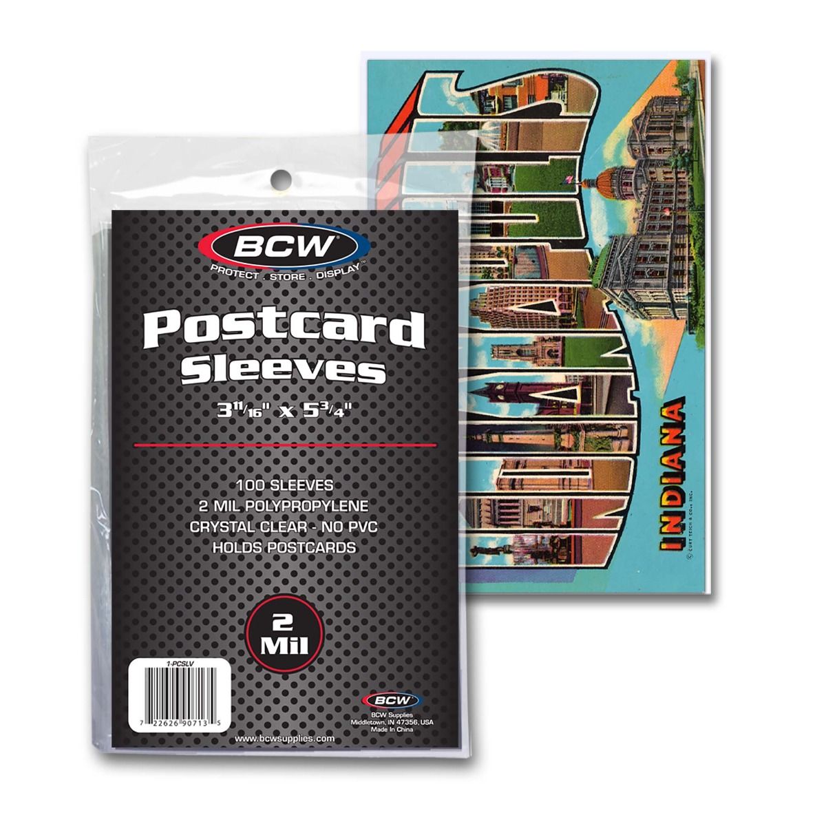 POSTCARD SLEEVES - 3 11/16 X 5 3/4