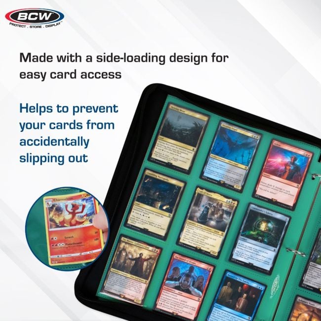 SIDE LOADING 18-POCKET PRO PAGES - GREEN