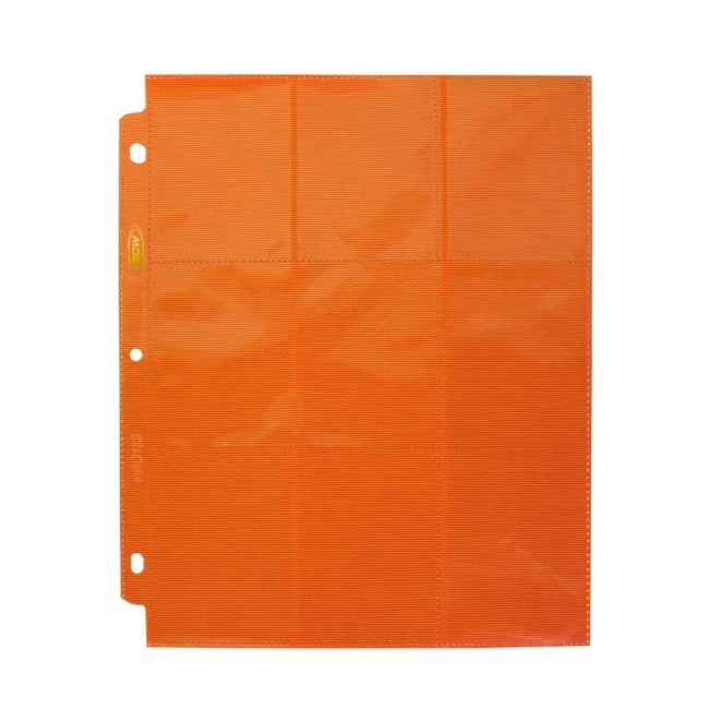 SIDE LOADING 18-POCKET PRO PAGES - ORANGE